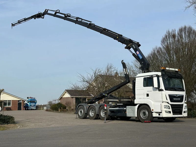 MAN TGS 35.500 8x4!!TRIPLE!!HMF 32TM/FLYJIB/HOOKLIFT!!EURO6!! ROOF/DACH/CONSTRUCTION!!203tkm!! TOP!! - Hook lift truck, Crane truck: picture 3 MAN TGS 35.500 8x4!!TRIPLE!!HMF 32TM/FLYJIB/HOOKLIFT!!EURO6!! ROOF/DACH/CONSTRUCTION!!203tkm!! TOP!! - Hook lift truck, Crane truck: picture 3