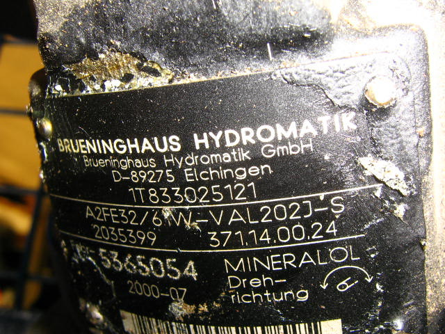 Brueninghaus Hydromatik A2FE32/6W-VAL202J-S - - Swing motor for Construction machinery: picture 2 Brueninghaus Hydromatik A2FE32/6W-VAL202J-S - - Swing motor for Construction machinery: picture 2