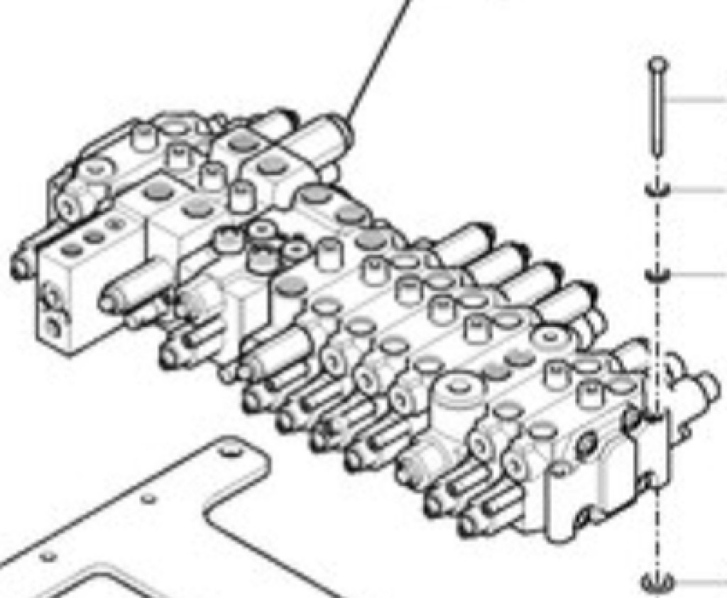 Case 31M9-18150 - 31M9-16162 - Hydraulic valve for Construction machinery: picture 2 Case 31M9-18150 - 31M9-16162 - Hydraulic valve for Construction machinery: picture 2