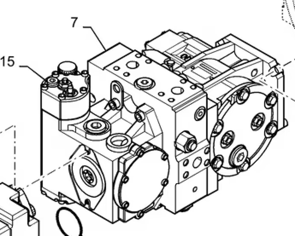 Case 47788073 - Hydraulic pump for Agricultural machinery: picture 1 Case 47788073 - Hydraulic pump for Agricultural machinery: picture 1