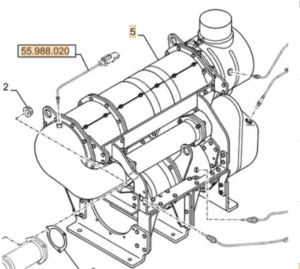 Case 48089808 - KWH11950 - Catalytic converter: picture 1 Case 48089808 - KWH11950 - Catalytic converter: picture 1