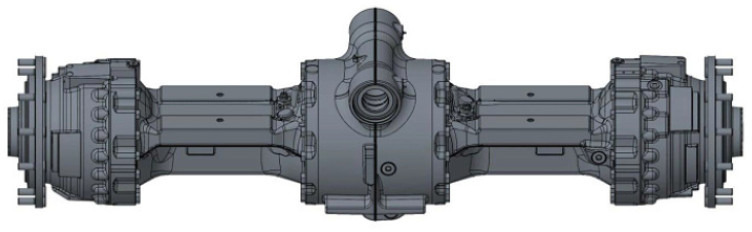 Case 51506527 - 91727501 - Rear axle for Construction machinery: picture 1 Case 51506527 - 91727501 - Rear axle for Construction machinery: picture 1