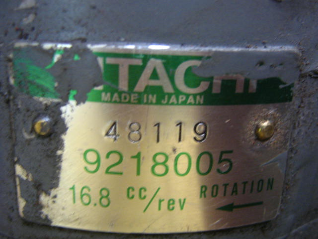 Hitachi 9218005 - - Steering pump for Construction machinery: picture 2 Hitachi 9218005 - - Steering pump for Construction machinery: picture 2