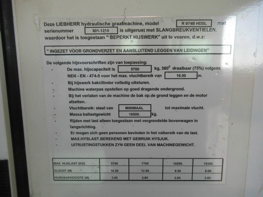 Liebherr R974B-HDSL - - Cab for Construction machinery: picture 3 Liebherr R974B-HDSL - - Cab for Construction machinery: picture 3