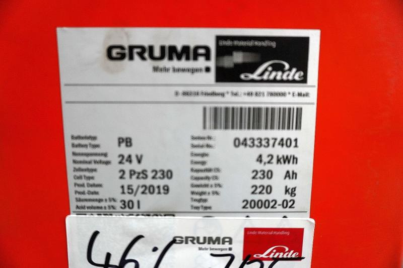 GRUMA 24 Volt 2 PzS 230 Ah - Battery for Material handling equipment: picture 5 GRUMA 24 Volt 2 PzS 230 Ah - Battery for Material handling equipment: picture 5