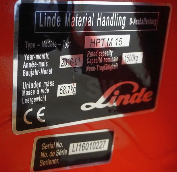 Linde HPT M 15 - Pallet truck: picture 3 Linde HPT M 15 - Pallet truck: picture 3