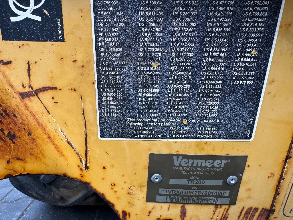 Vermeer RT200 - Trencher: picture 4 Vermeer RT200 - Trencher: picture 4