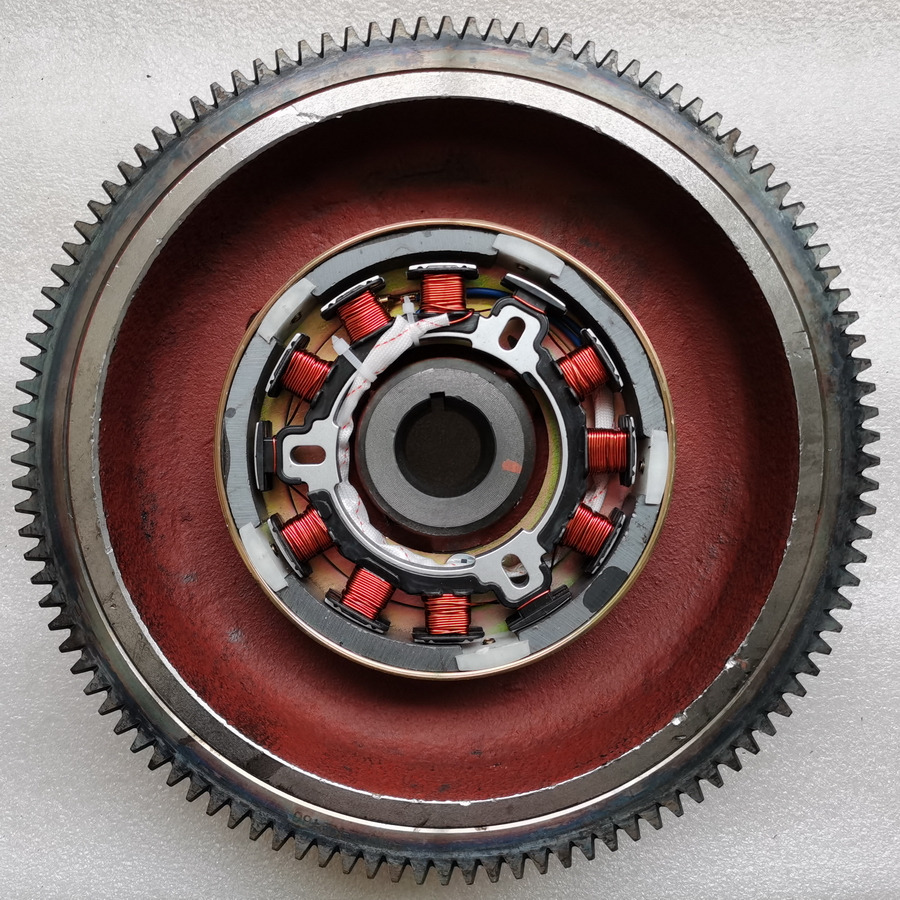 KOOP Genuine Electric Start Flywheel with Gear Ring - Flywheel for Wheel loader: picture 1 KOOP Genuine Electric Start Flywheel with Gear Ring - Flywheel for Wheel loader: picture 1