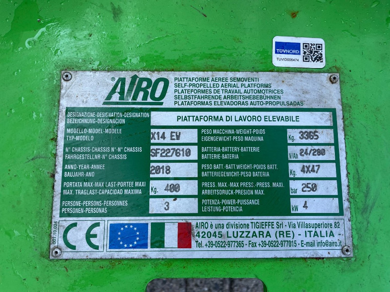 AIRO X 14 EW - Scissor lift: picture 3 AIRO X 14 EW - Scissor lift: picture 3