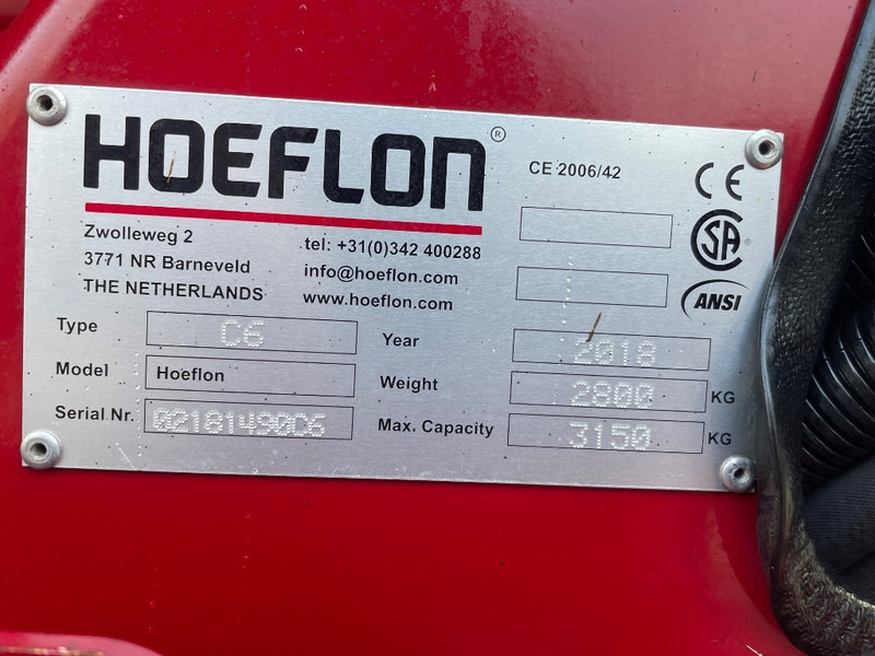 Hoeflon C 6 E SOLD - Mini crane: picture 3 Hoeflon C 6 E SOLD - Mini crane: picture 3