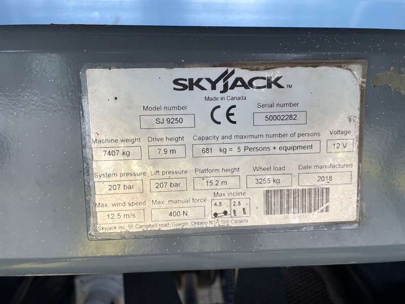 Skyjack SJ 9250 RT - Scissor lift: picture 3 Skyjack SJ 9250 RT - Scissor lift: picture 3