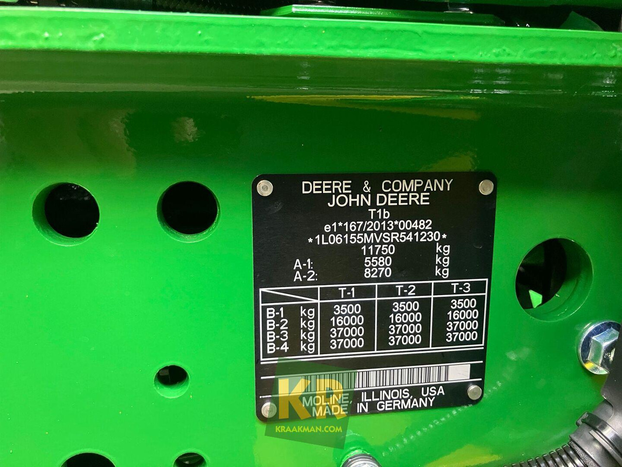 6M 155 John Deere  - Farm tractor: picture 4 6M 155 John Deere  - Farm tractor: picture 4