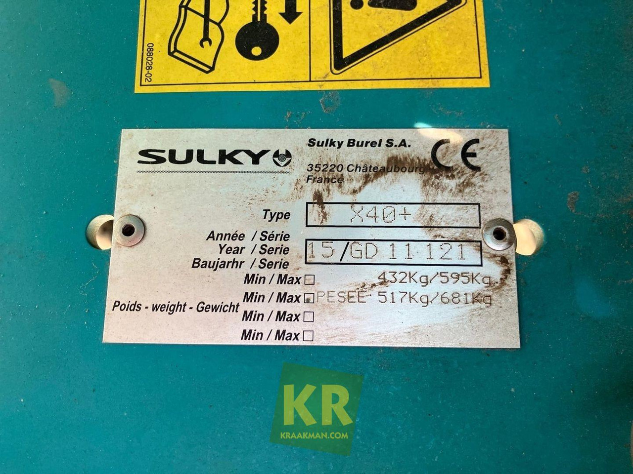 Sulky X40 Kunstmeststrooier - Fertilizer spreader: picture 5 Sulky X40 Kunstmeststrooier - Fertilizer spreader: picture 5