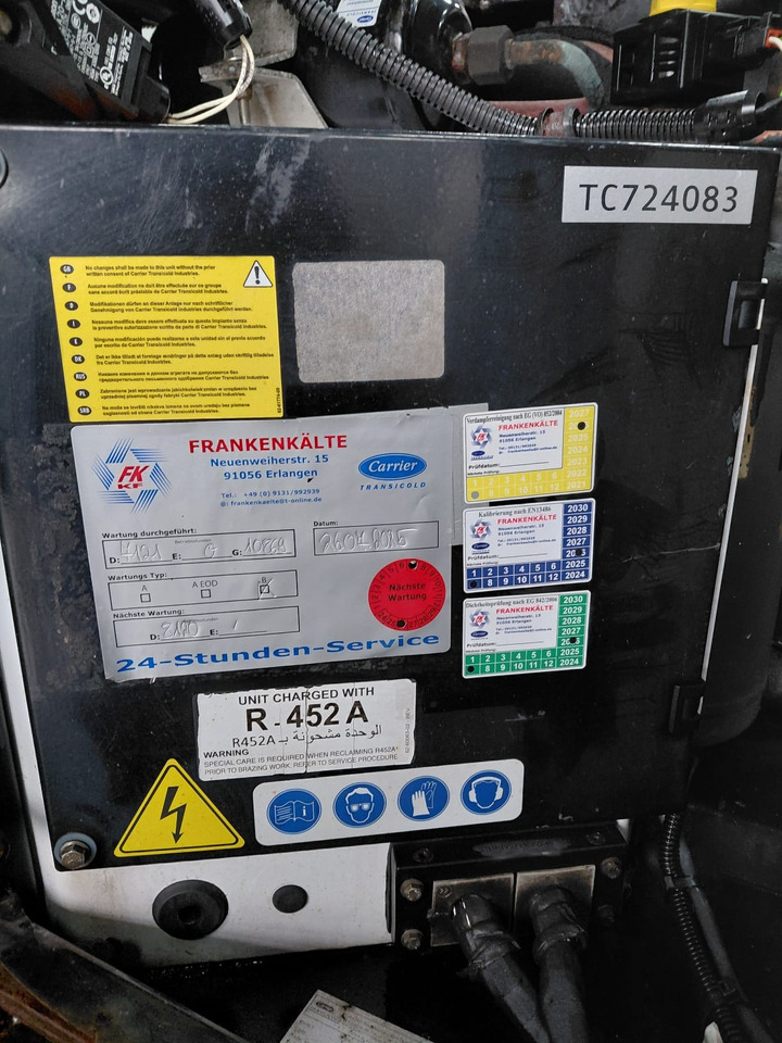 Supra 850u S/N : TC724083 - Refrigerator unit: picture 2 Supra 850u S/N : TC724083 - Refrigerator unit: picture 2