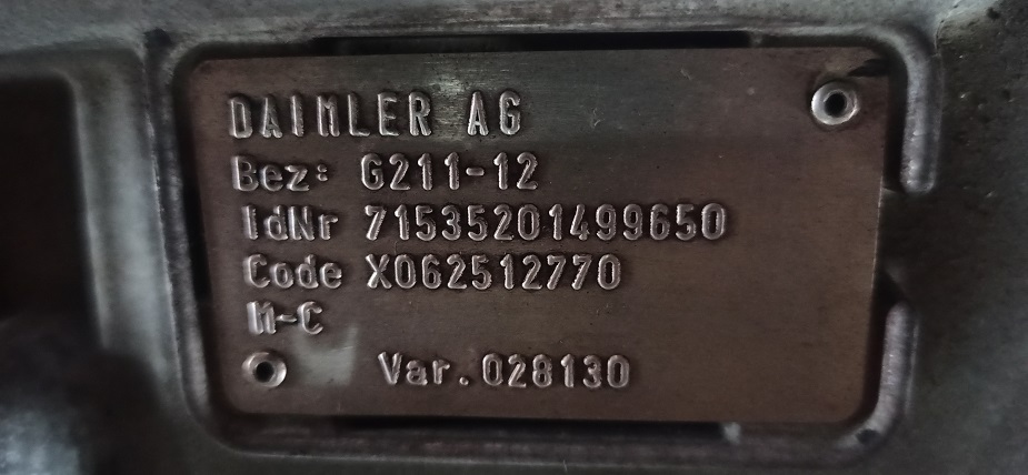 MERCEDES-BENZ G211-12 ACTROS MP4 - Gearbox and parts for Truck: picture 5 MERCEDES-BENZ G211-12 ACTROS MP4 - Gearbox and parts for Truck: picture 5