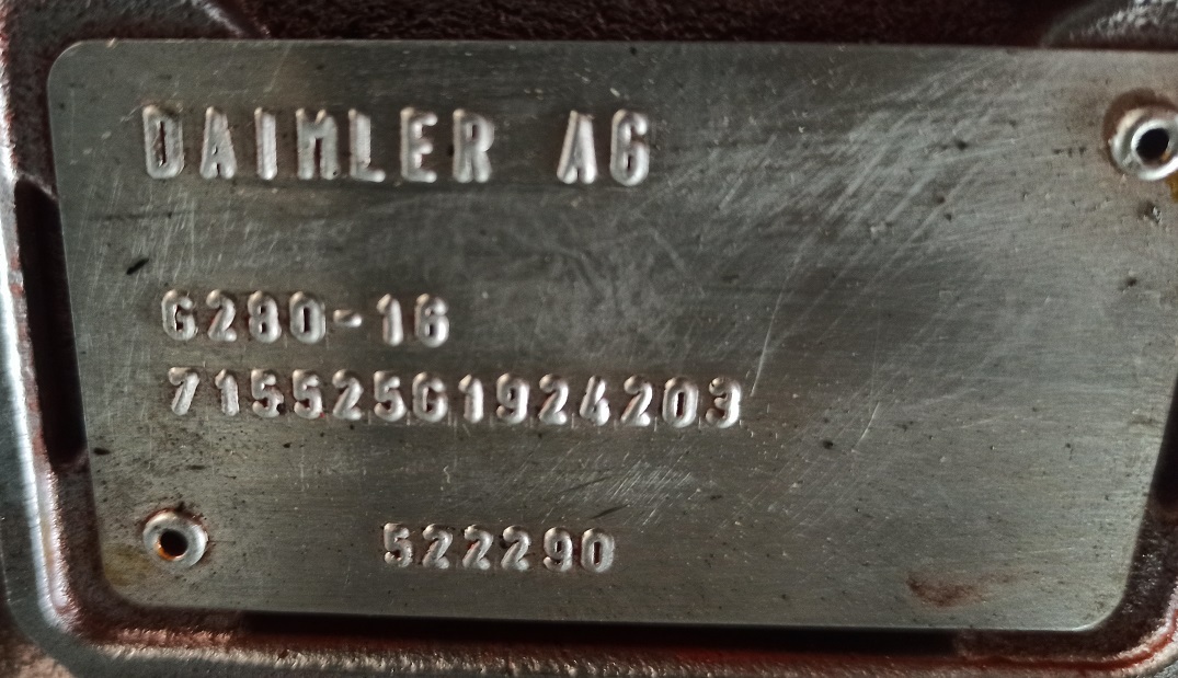 MERCEDES-BENZ G280-16 ACTROS MP3 - Gearbox and parts for Truck: picture 4 MERCEDES-BENZ G280-16 ACTROS MP3 - Gearbox and parts for Truck: picture 4