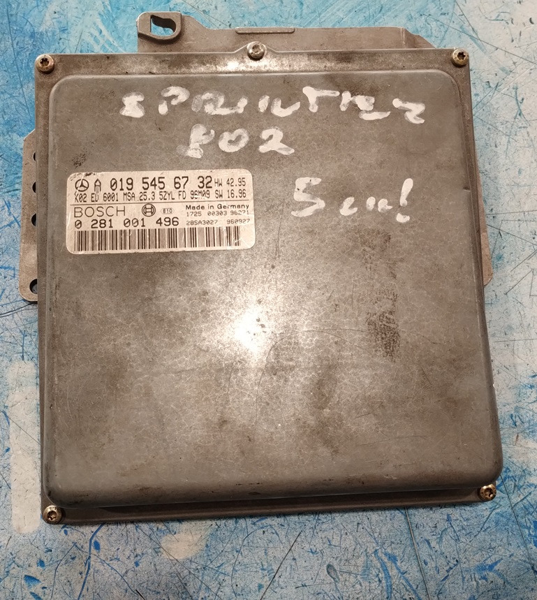 STEROWNIK SILNIKA MERCEDES SPRINTER OM602 2.9 0195456732 0281001496 - Electrical system for Van: picture 1 STEROWNIK SILNIKA MERCEDES SPRINTER OM602 2.9 0195456732 0281001496 - Electrical system for Van: picture 1