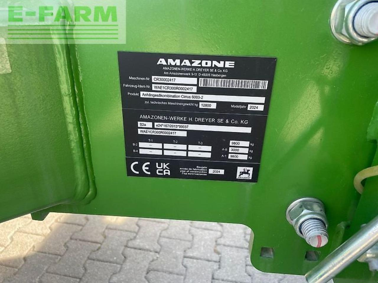 Seed drill Amazone cirrus 6003-2 säkombination am: picture 17