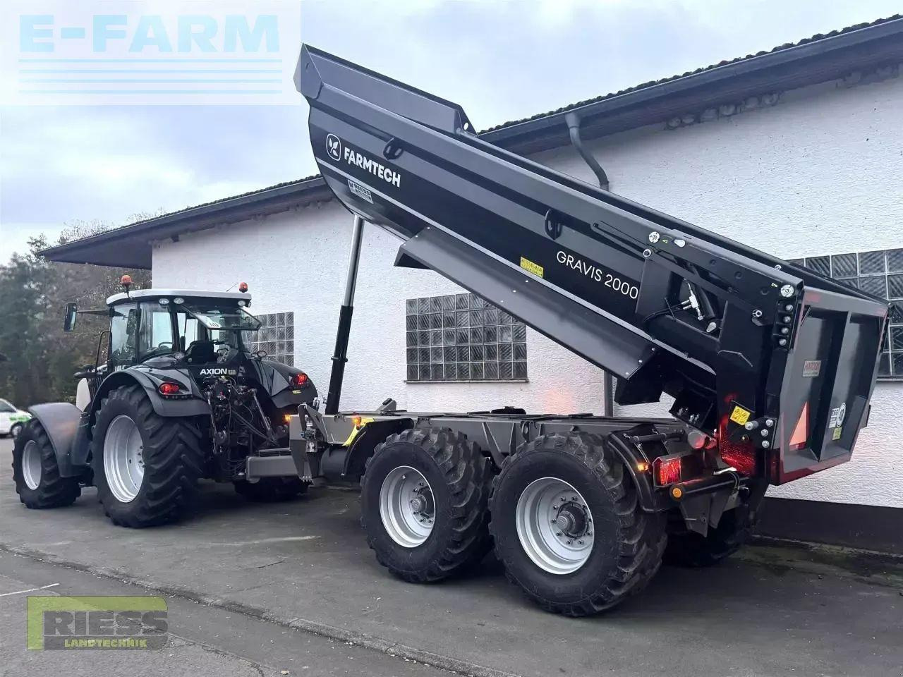 Farm tractor CLAAS axion 810 cmatic + farmtech gravis 2000 CMATIC: picture 10