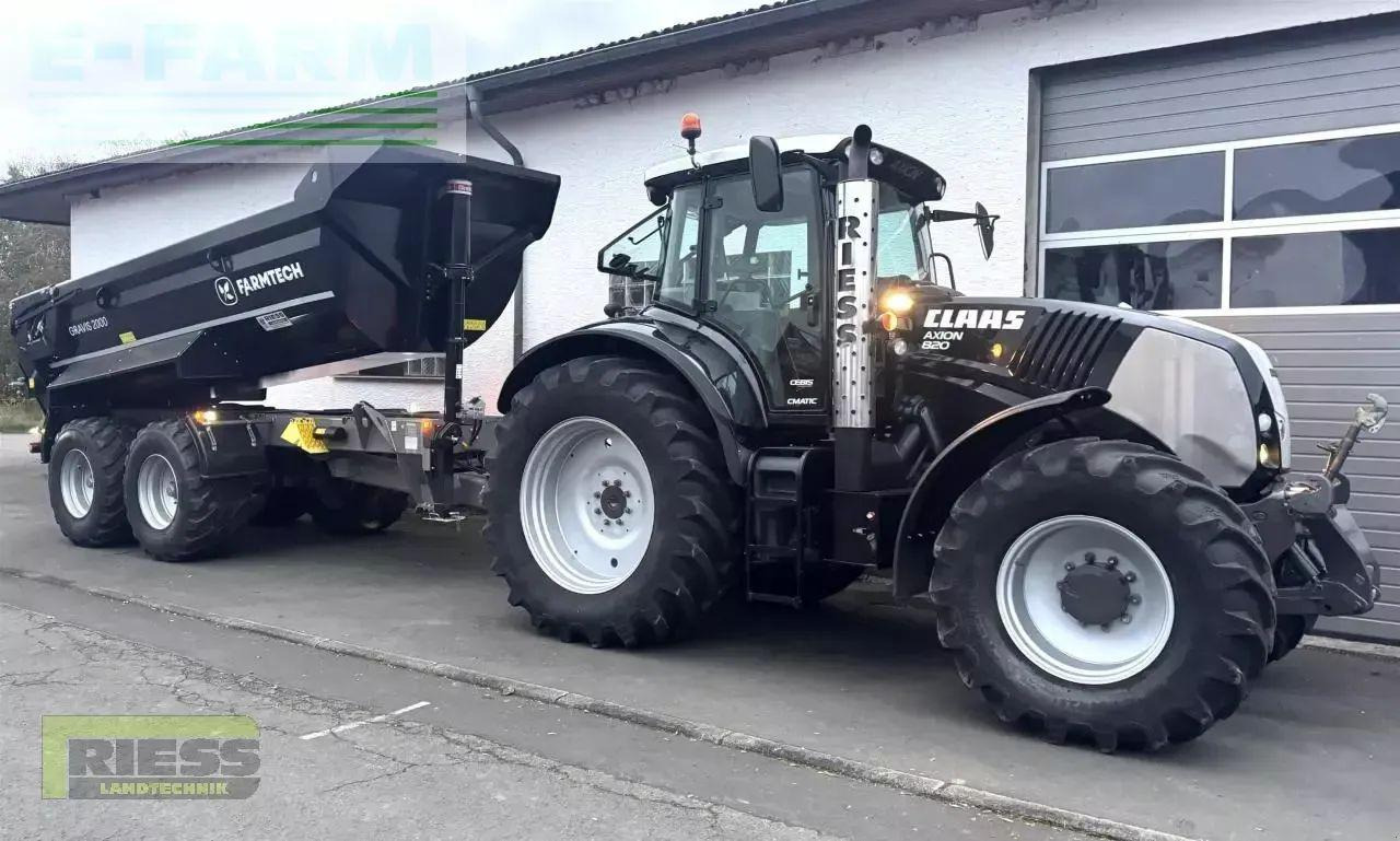 Farm tractor CLAAS axion 810 cmatic + farmtech gravis 2000 CMATIC: picture 13