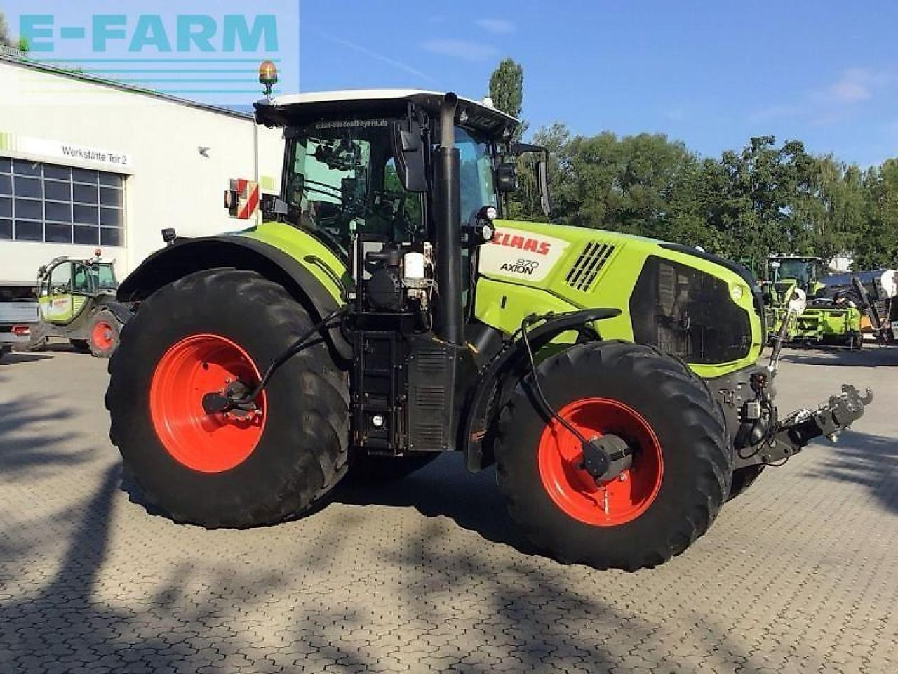 CLAAS axion 870 cmatic cebis CMATIC CEBIS - Farm tractor: picture 1 CLAAS axion 870 cmatic cebis CMATIC CEBIS - Farm tractor: picture 1