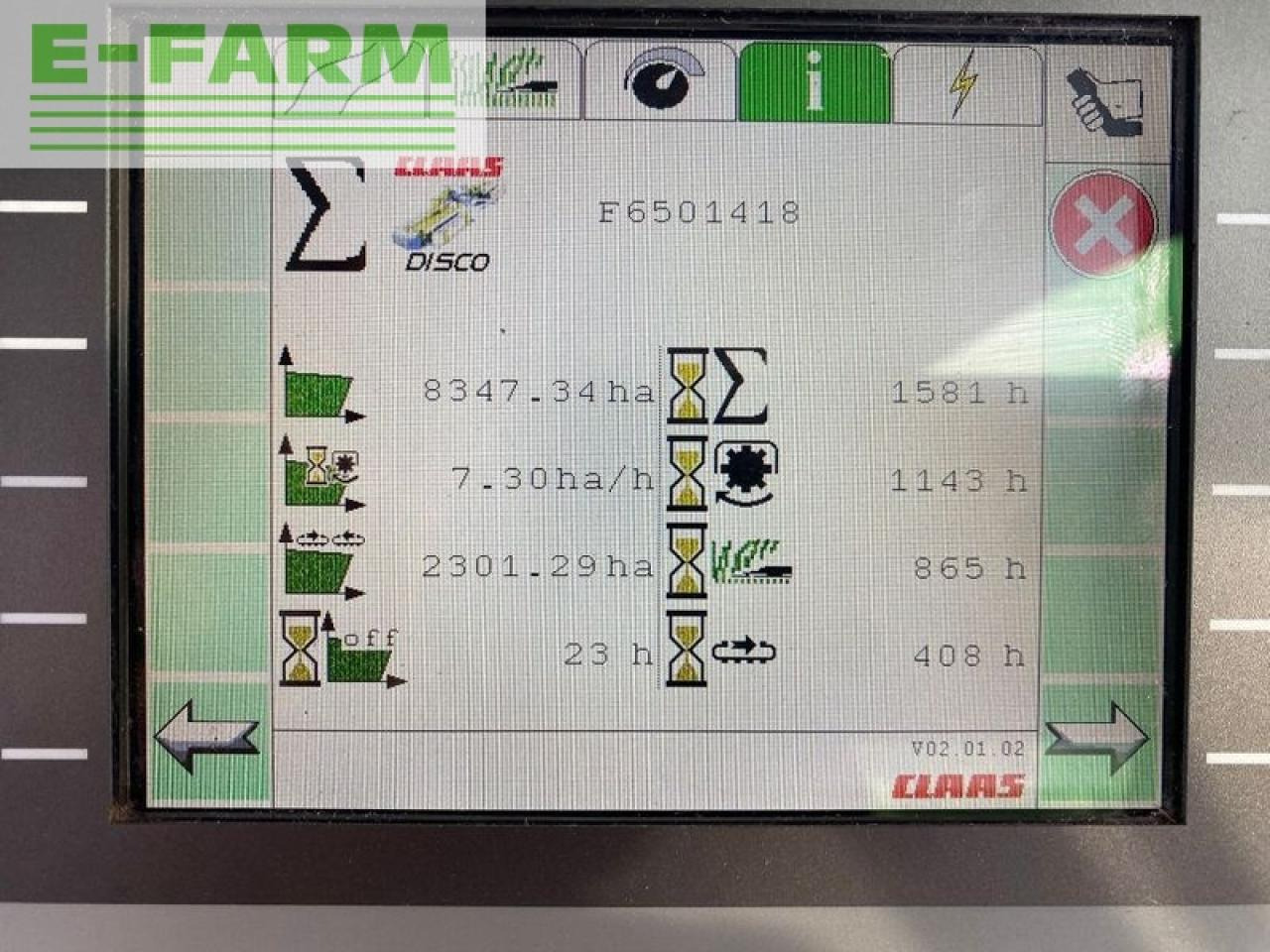 Mower CLAAS disco 9200 c as: picture 9