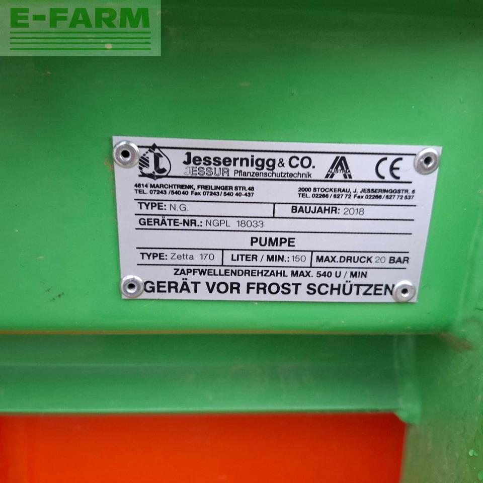 Trailed sprayer Jessernigg Feldspritze: picture 7