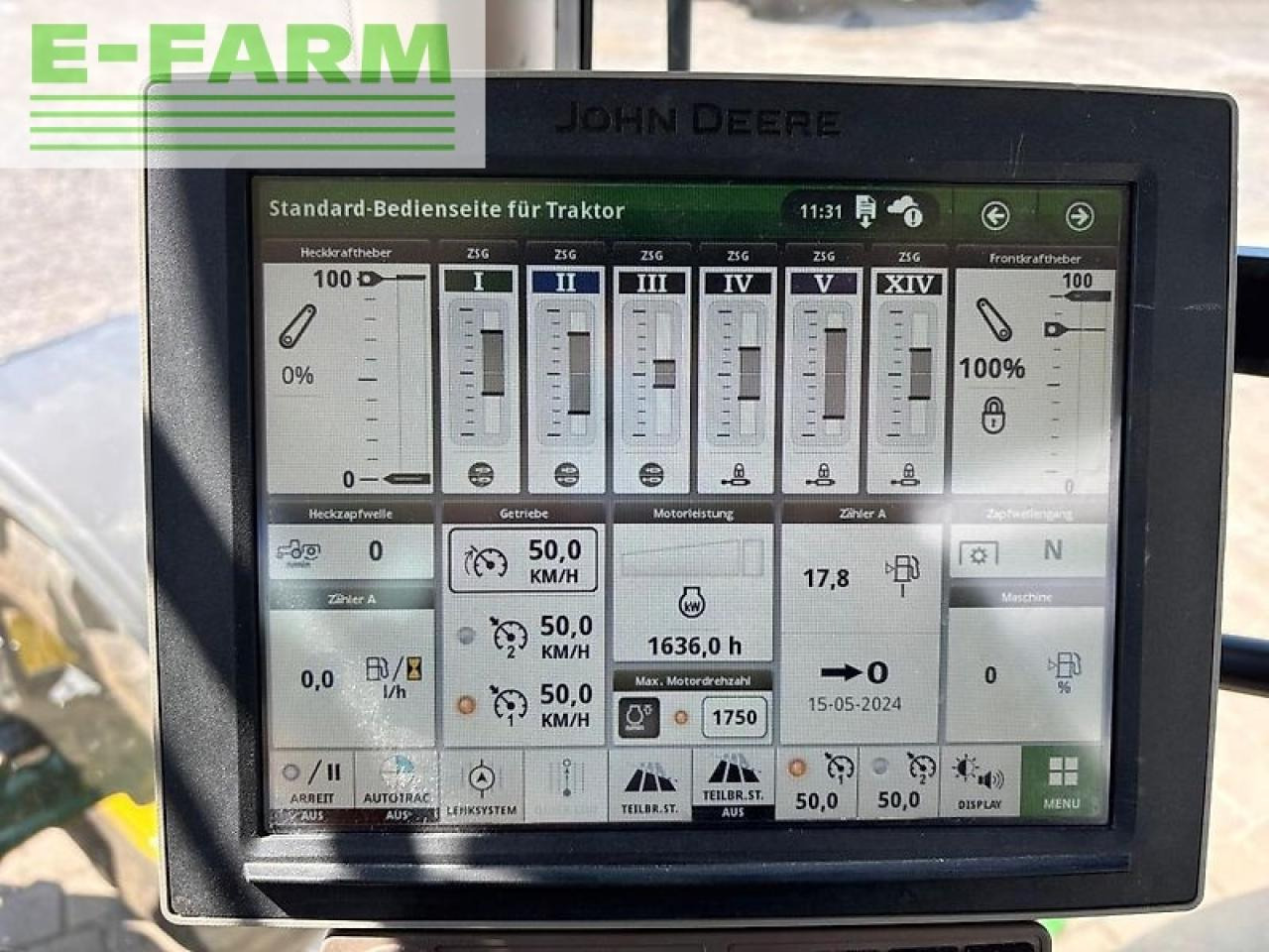 Farm tractor John Deere 6250r: picture 11