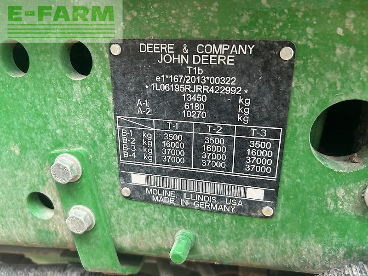 Farm tractor John Deere 6r 195: picture 11