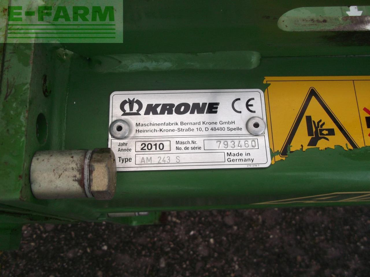 Mower Krone am 243 s: picture 6
