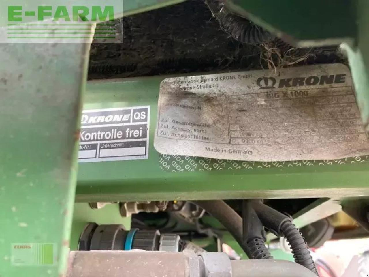 Forage harvester Krone big x 1000: picture 13
