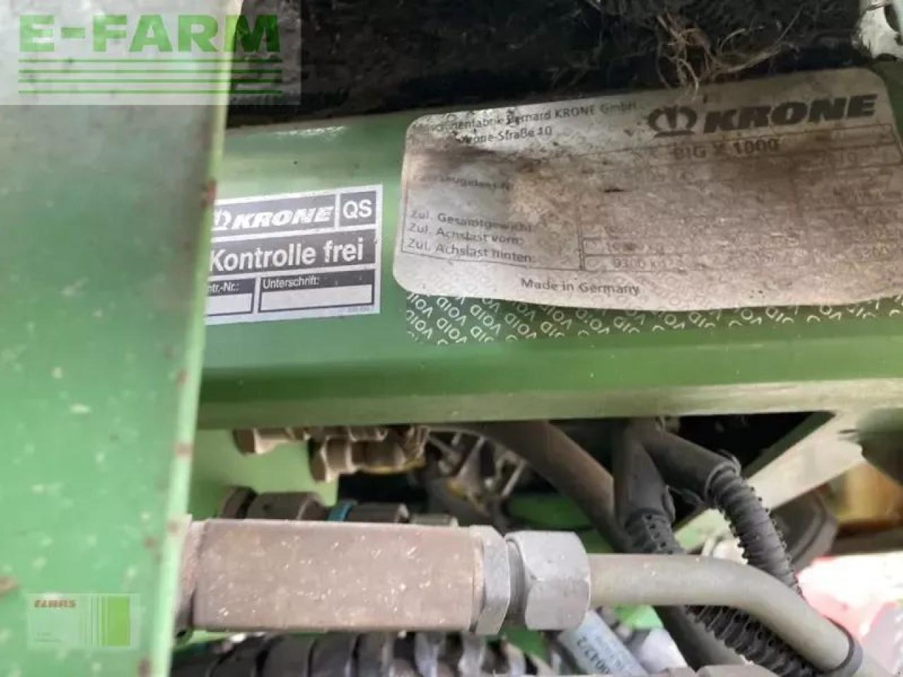 Forage harvester Krone big x 1000: picture 11
