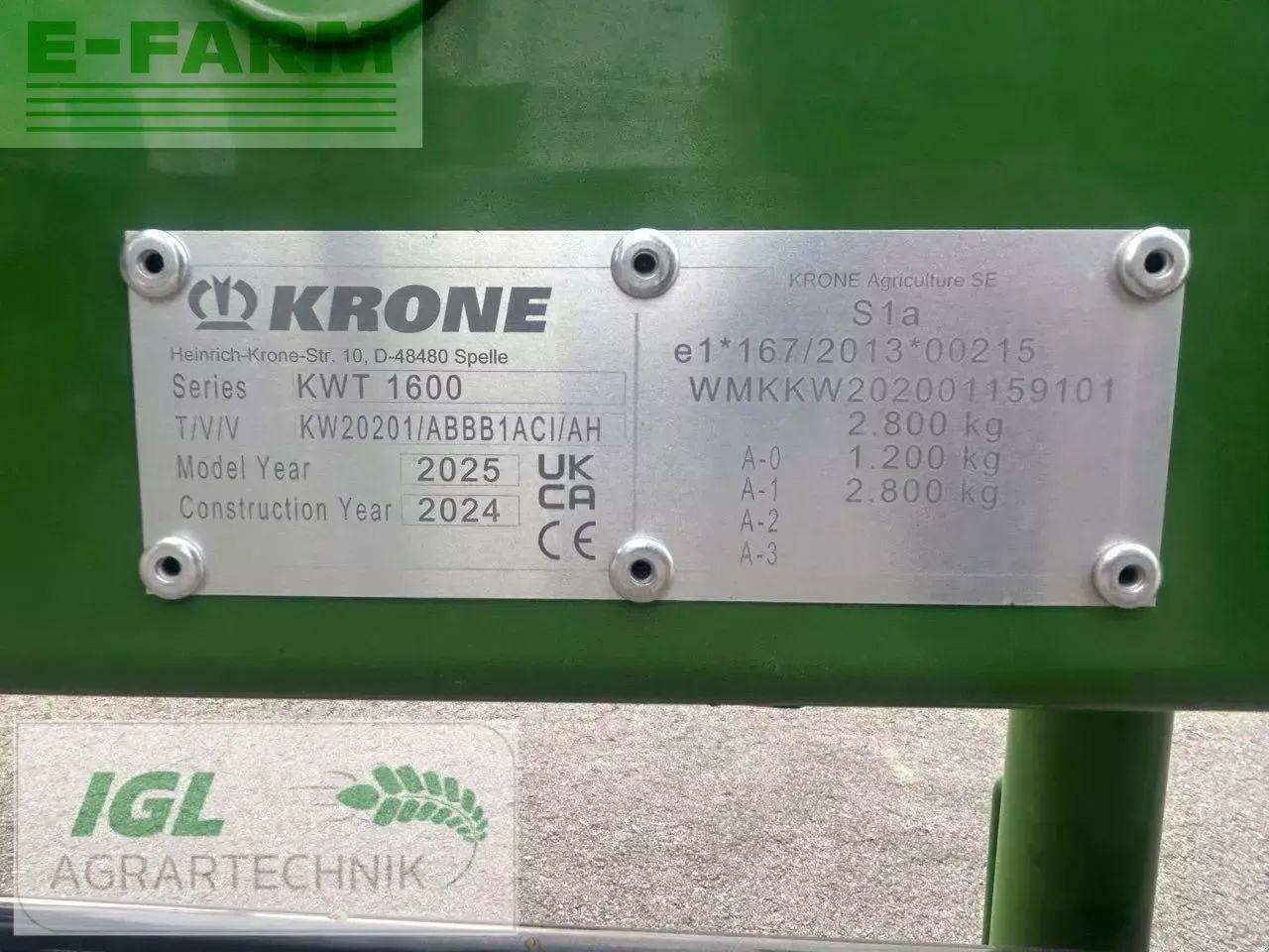 Tedder/ Rake Krone kwt 1600: picture 7