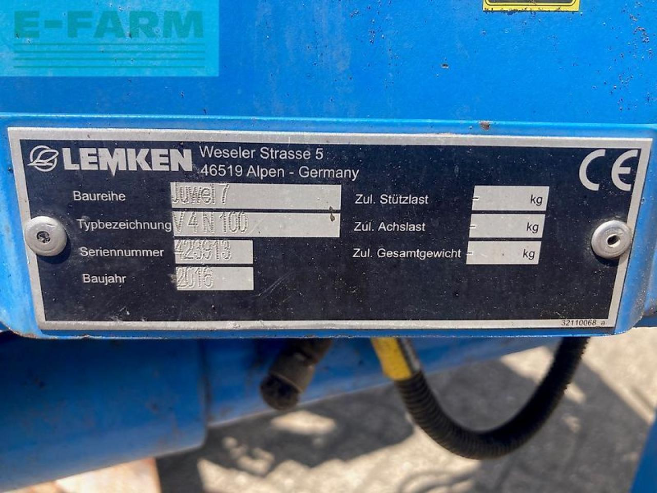 Plow Lemken juwel 7 v4n100 met flexpack: picture 6