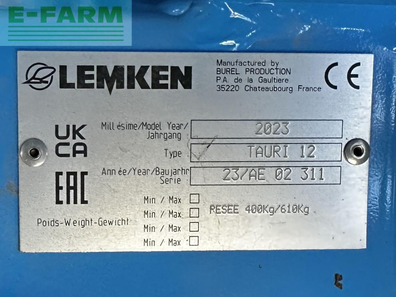 Lemken tauri 12/2150 - Fertilizer spreader: picture 2 Lemken tauri 12/2150 - Fertilizer spreader: picture 2