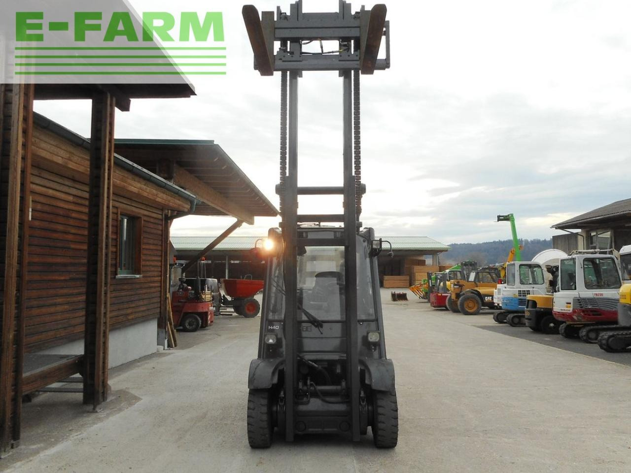 Forklift Linde h40d mit vollkabine + rußfilter + seitenschieber: picture 8