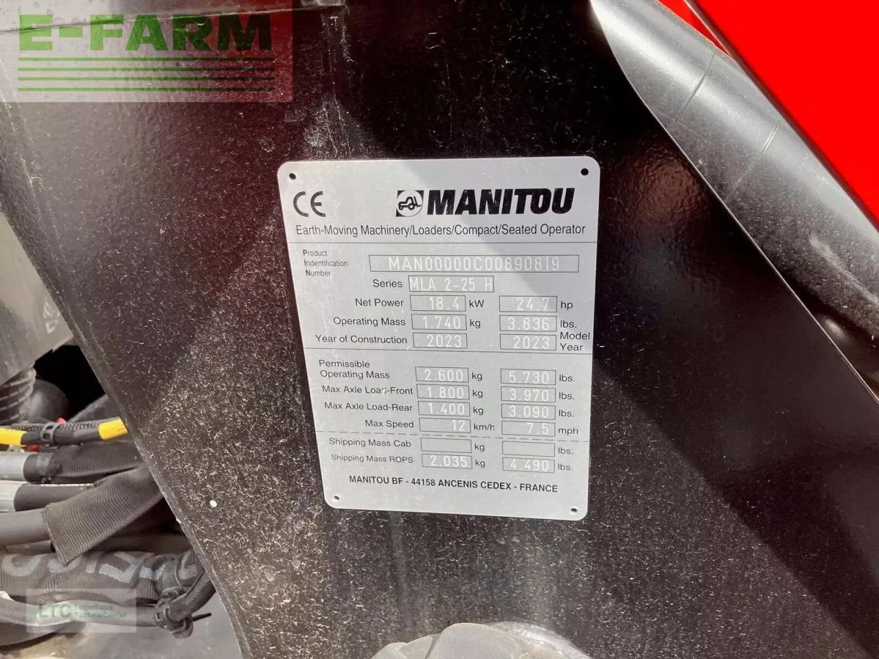 Wheel loader Manitou manitou mla2-25: picture 11