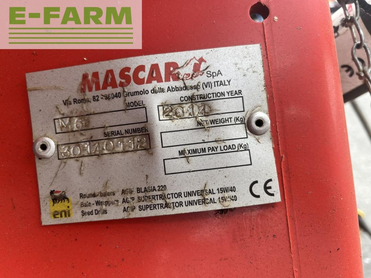 Precision sowing machine Mascar futura maxi 6 reihig: picture 11