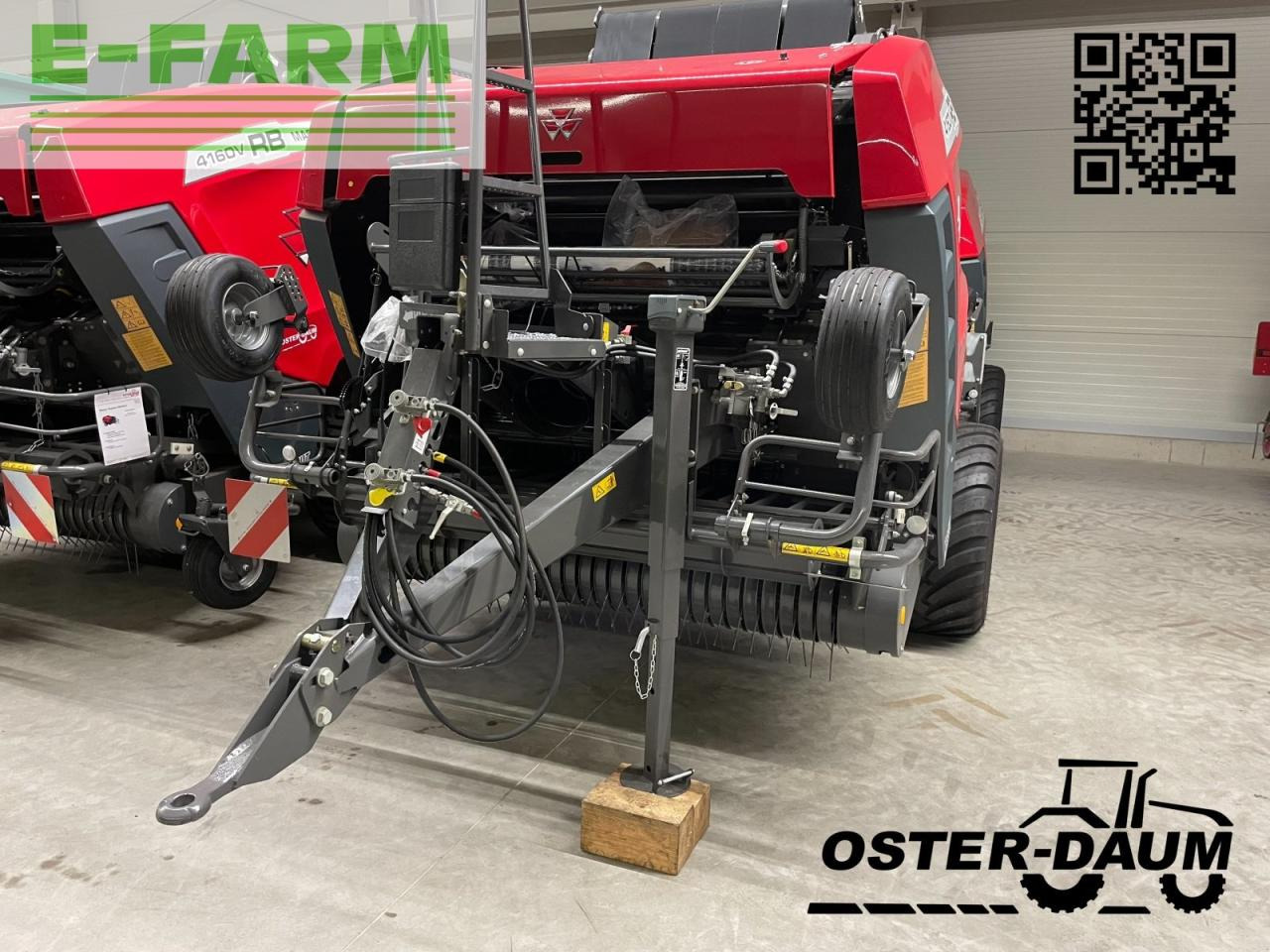 Square baler Massey Ferguson rb 4160 v xtra cut 13 messer: picture 6