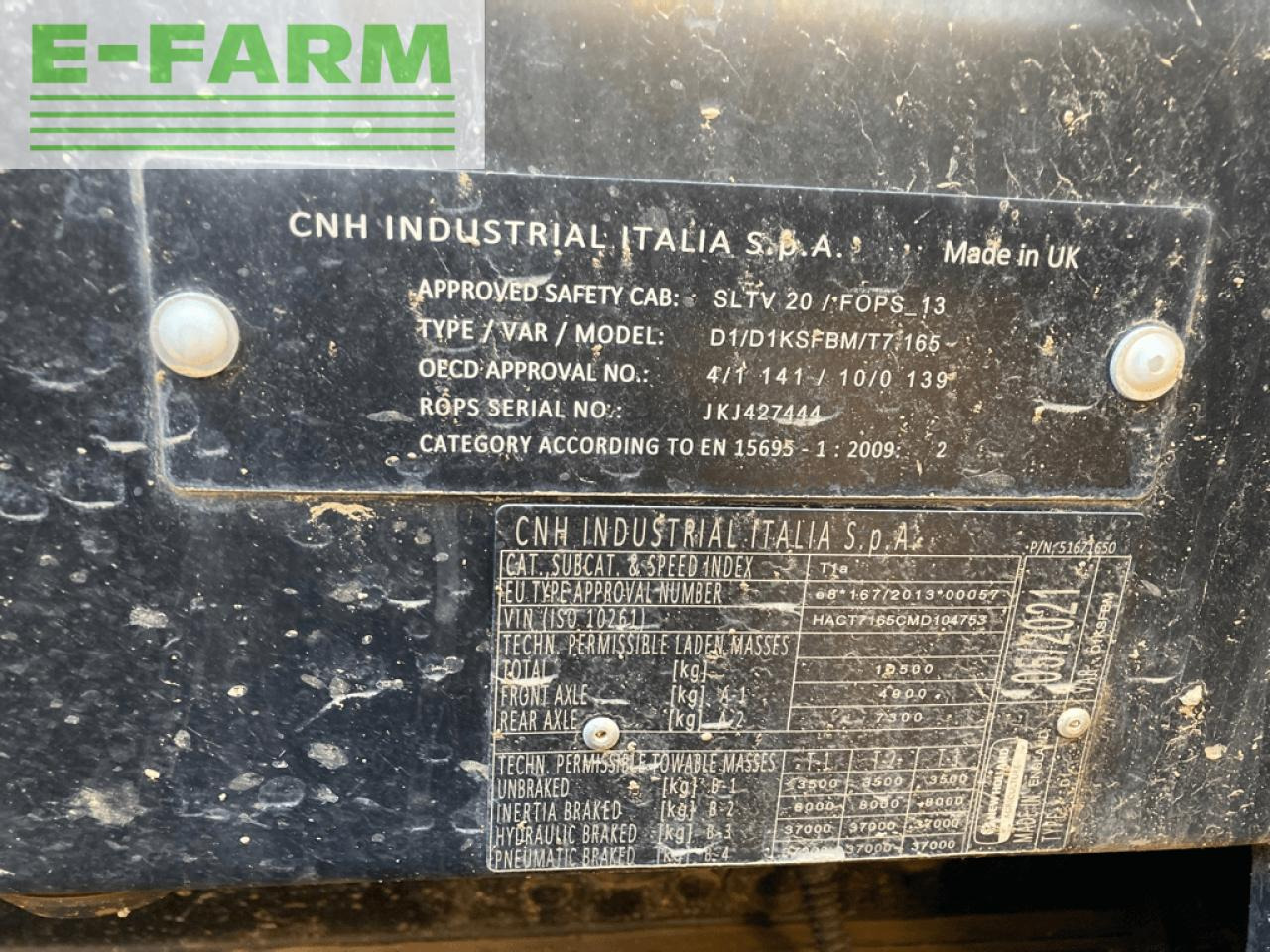 Farm tractor New Holland t7.165s range command s5 S: picture 6