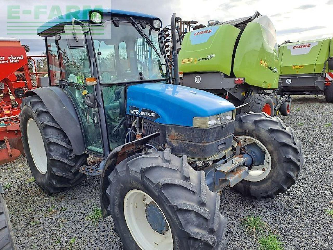 Farm tractor New Holland tn 75 s S: picture 7