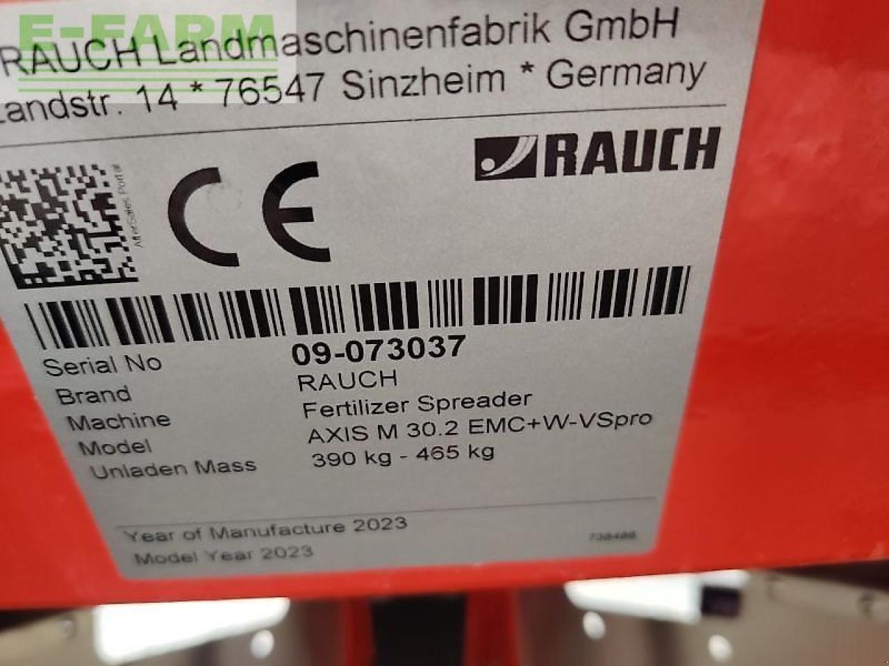 Fertilizer spreader Rauch axis m 30.2 emc+w pro: picture 6