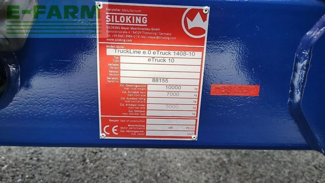 Livestock equipment Siloking truckline etruck 1408-10: picture 13