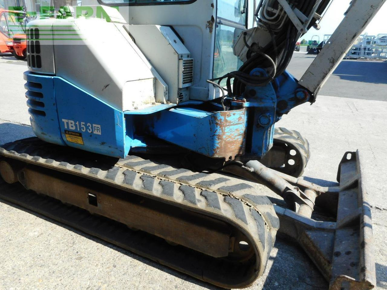 Mini excavator Takeuchi tb 153fr ( 5.650kg ) rototilt +ähnlich powertilt: picture 12