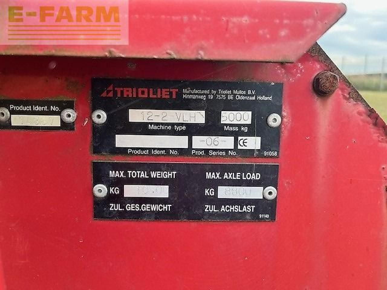 Trioliet solomix 1200 - Livestock equipment: picture 2 Trioliet solomix 1200 - Livestock equipment: picture 2