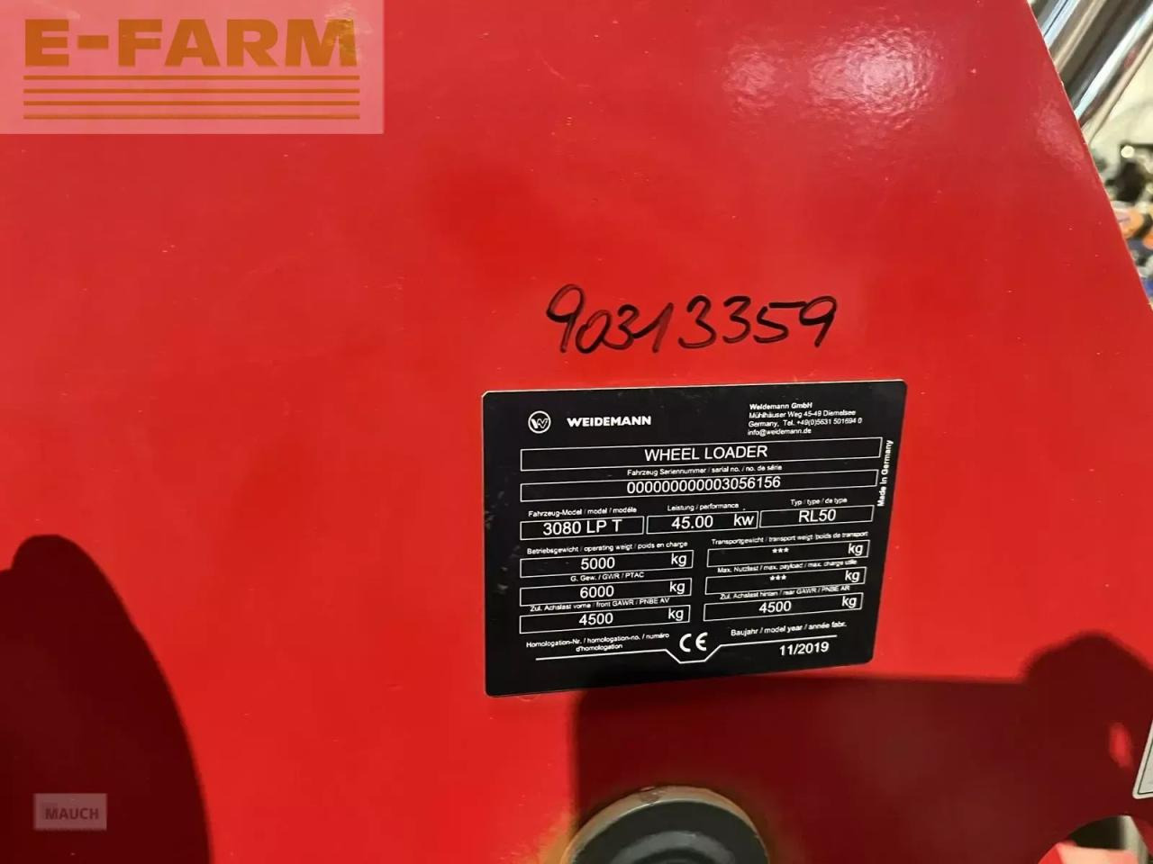 Wheel loader Weidemann 3080lpt ca. 5,0m hubhöhe / hochdruckfahrantrieb: picture 14