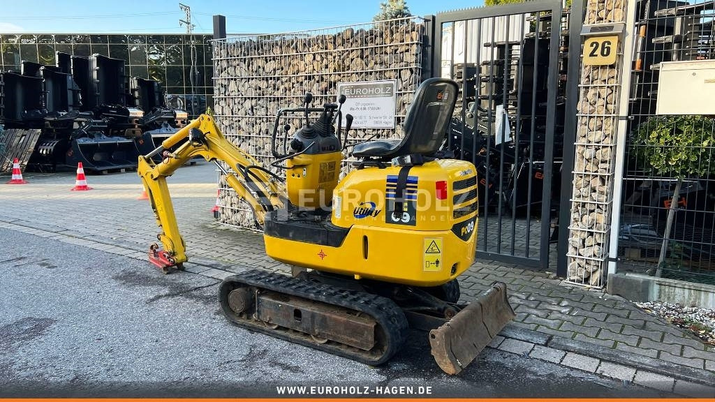 Komatsu Minibagger PC09, Schnellwechsler MS01, Knickmatick - Mini excavator: picture 3 Komatsu Minibagger PC09, Schnellwechsler MS01, Knickmatick - Mini excavator: picture 3
