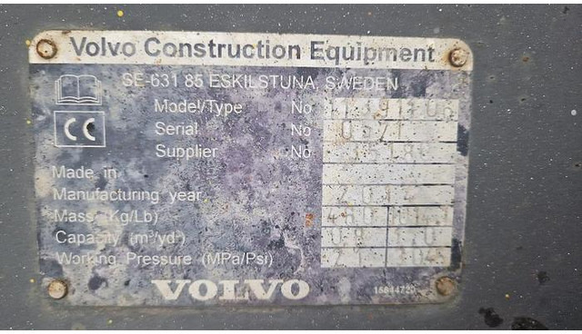 Volvo 4in1 Klappschaufel, Passend zu Volvo L25 180cm Arbeitbreite - Bucket: picture 4 Volvo 4in1 Klappschaufel, Passend zu Volvo L25 180cm Arbeitbreite - Bucket: picture 4