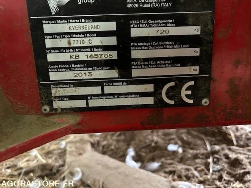 ENRUBANNEUSE PORTEE KVENERLAND 7710C - 2013 - Agricultural machinery: picture 2 ENRUBANNEUSE PORTEE KVENERLAND 7710C - 2013 - Agricultural machinery: picture 2