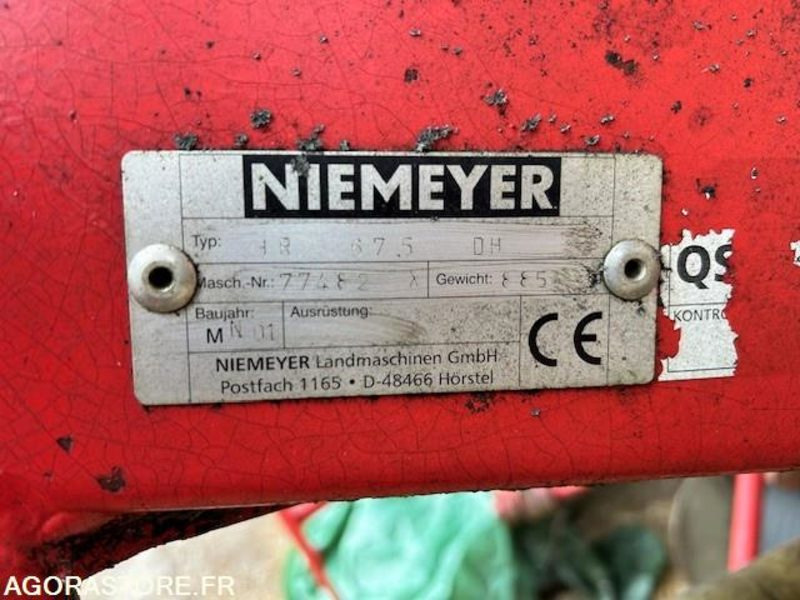FANEUR NIEMEYER HR67.5DH - 2004 - Agricultural machinery: picture 2 FANEUR NIEMEYER HR67.5DH - 2004 - Agricultural machinery: picture 2